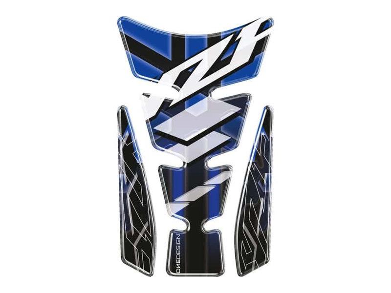 PUIG Wings Tank Pad w/ YZF Logo Blue for Yamaha YZF 1000R/600R/750/R1/R6 96-02 4723A