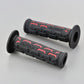Daytona Grippy Grip GGD-Ground Grips 22.2mm Open End Black Red Pair 25172