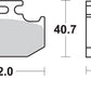 Sbs HF Street Ceramic Organic Brake Pads For Yamaha XSR 125 1990-2024 632HF