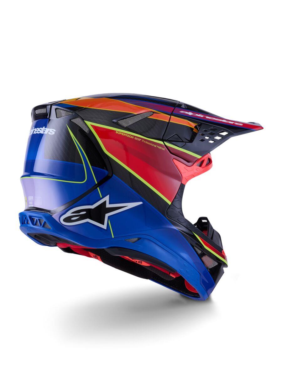 ALPINESTARS Supertech M10 Era MIPS® Helmet BLUE/RED/YL 2025 Model