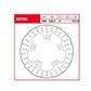 Trw Brake Rotor Fixed Round For Harley Davidson FLHTCU 1750 2007-2019 MST502