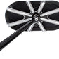 Arlen Ness Caged Series Mirror Black Aluminum Screw-In Left 13-160