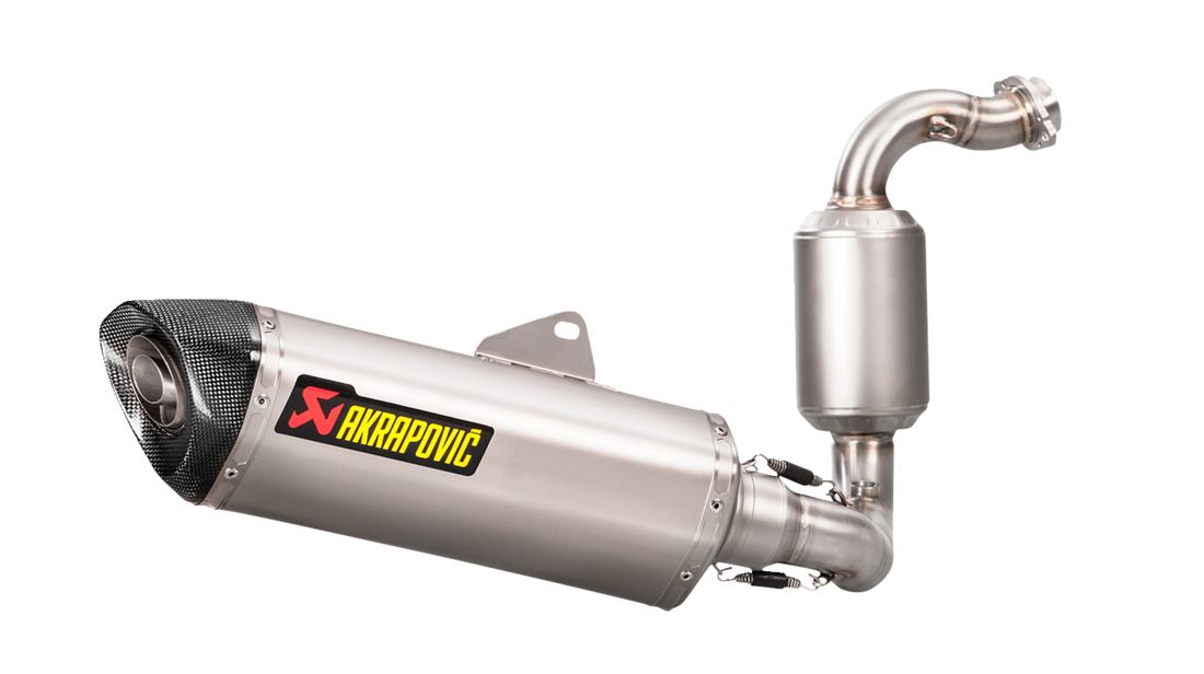 Akrapovic Racing Line Exhaust System SS/CF For BMW G 310 R 16-24 S-B3R2-HRSS
