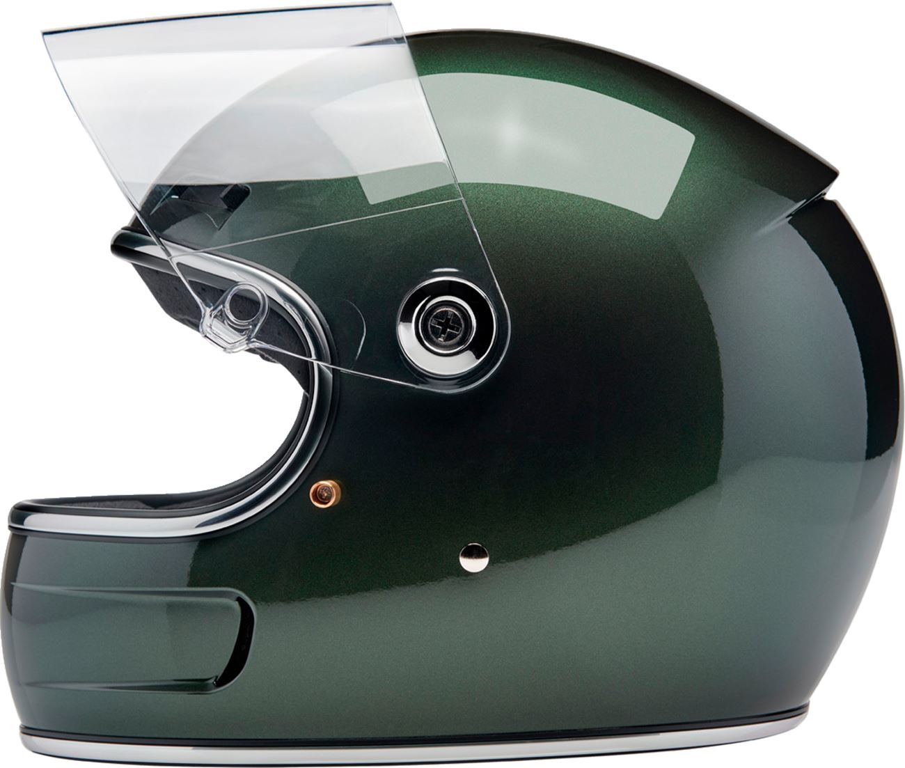 BILTWELL Gringo SV Gloss Green Motorcycle Helmet