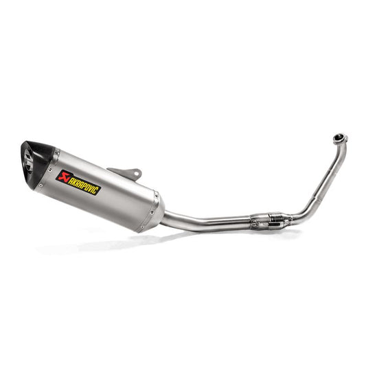 Akrapovic Racing Line Full Exhaust System Street Black TI For Yamaha MT-125 19-20 S-Y125R6-HZT