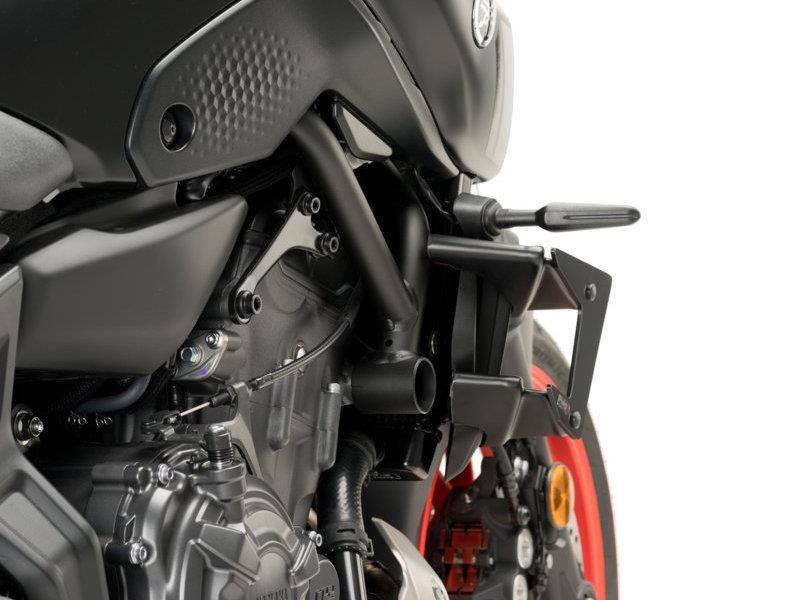 PUIG Naked Downforce Spoilers Black for Yamaha MT-07/MT-07 Pure 21-24 20621N