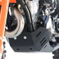 AXP RACING Xtrem Skid Plate For KTM EXC-F 250/350 24-25 Black AX1711
