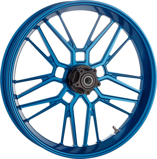 Arlen Ness Split-Spoke Rim 21X5.5 Blue Anodized Aluminum 330-017