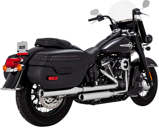 Vance & Hines Eliminator 300 Slip-On Mufflers Chrome For HD FLHCS 1868 18-24 16316