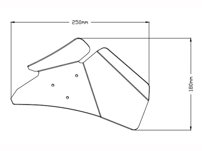 Puig Upper Deflectors Clear 20877N