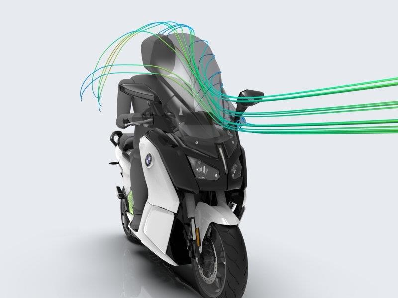 PUIG V-Tech Line Touring Screen Clear for BMW C Evolution Electric 14-20 1769W