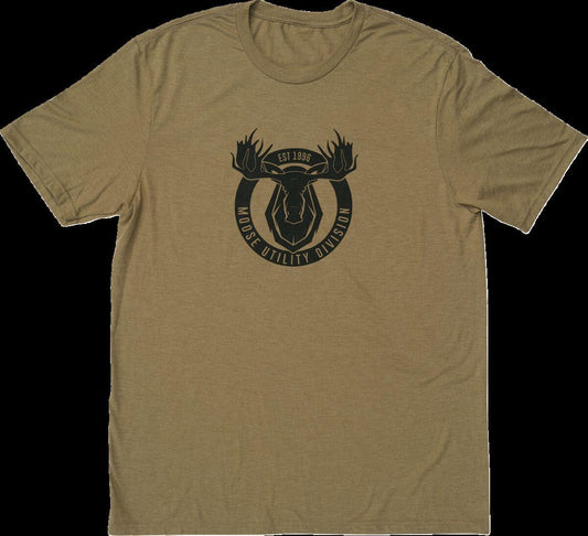 Moose Racing T-Shirt Mud Badge Brown