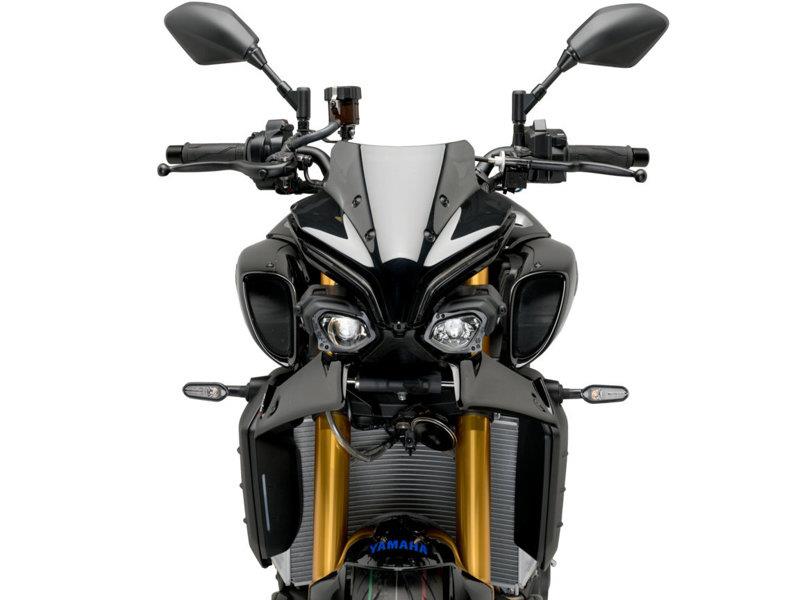 PUIG Naked Front Spoiler Black for Yamaha MT-10/MT-10 SP 22-25 21471N