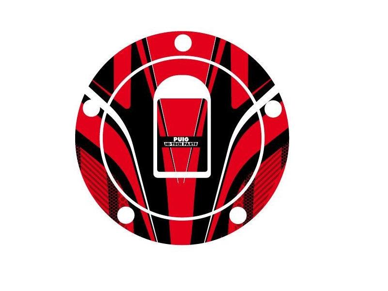Puig Radikal Fuel Cap Protector Red 4255N