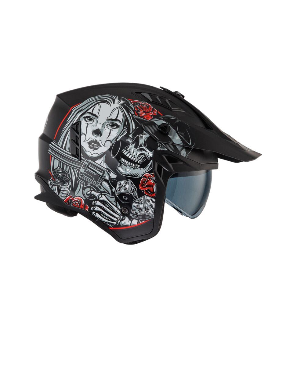 PREMIER HELMETS Subverter Motorcycle Helmet DB 9 Grey