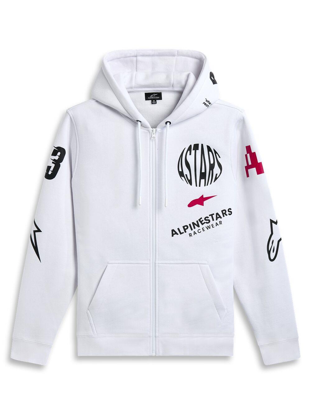 ALPINESTARS Variegate Zip Hoodie White