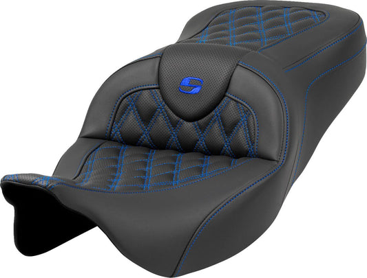 Saddlemen Roadsofa Lattice Stich Seat Without Backrest For Harley Davidson FLHXS 1868 ABS 08-23 808-07B-18201