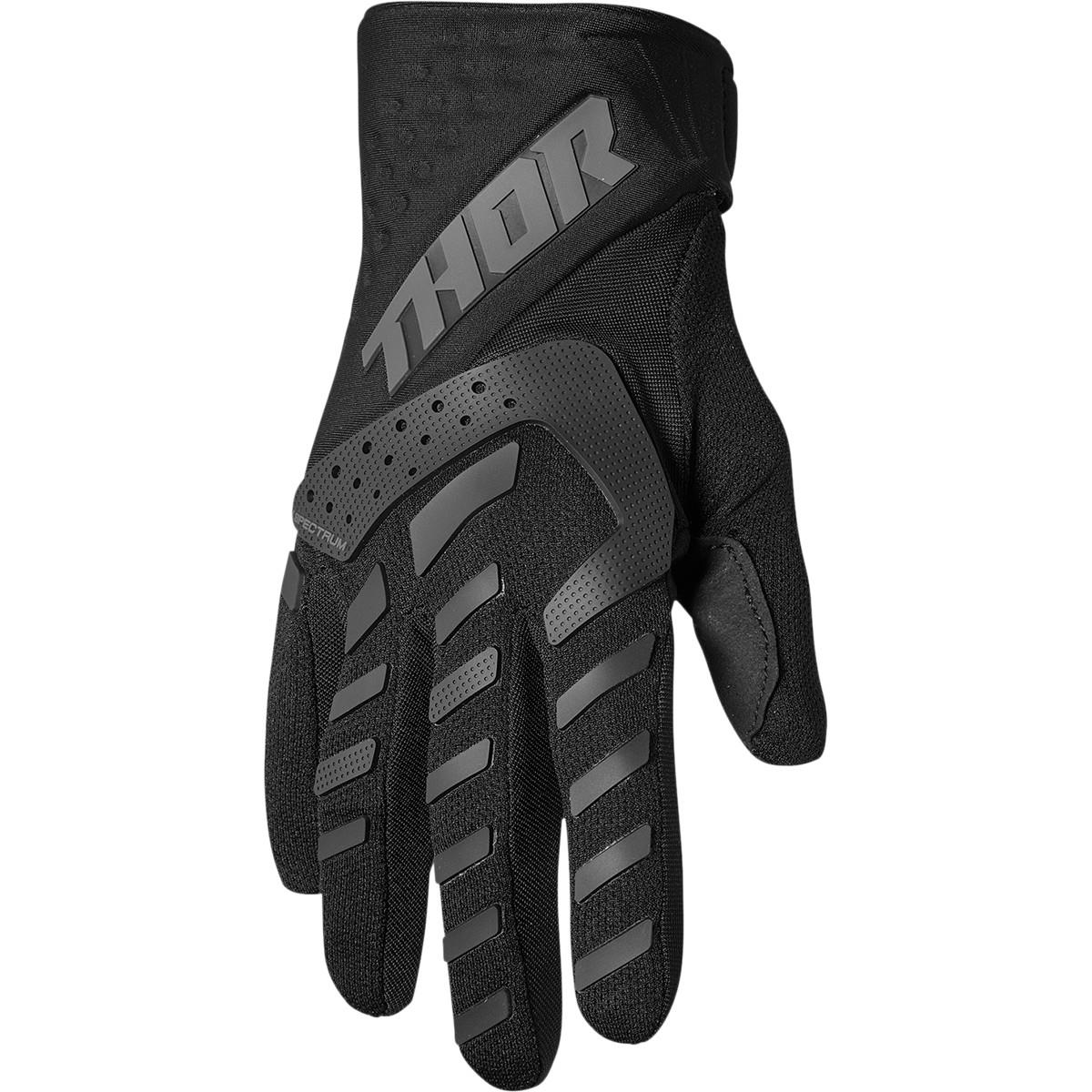 THOR Youth Spectrum MX Motorcross Gloves Black 2023 Model
