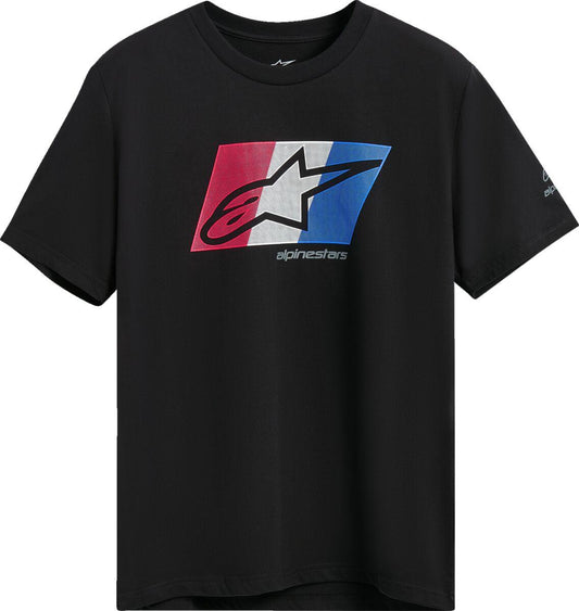 ALPINESTARS Global CSF T-Shirt BLACK/RD/WH/BL 2025 Model