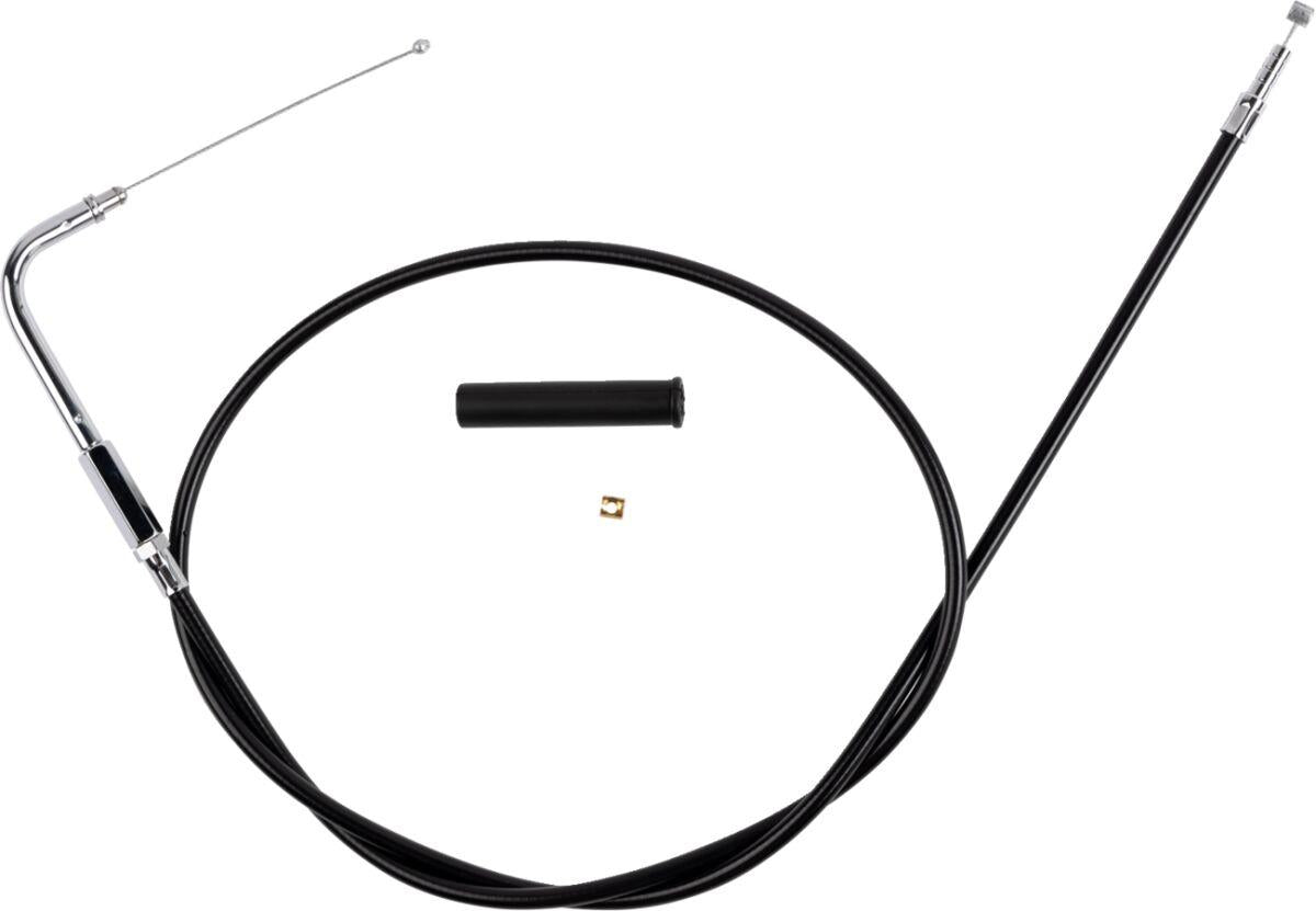 Drag Specialties Black Vinyl Cable For Harley FLHR 1450 1996-2001 Black 4342200B