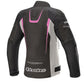 Alpinestars Women's Stella T-Jaws V3 Waterproof Riding Jacket Black White Pink