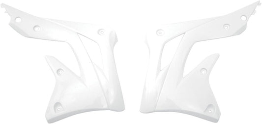 UFO Rad Covers For Kawasaki KX 450 F 12-15 White Ka04719#047