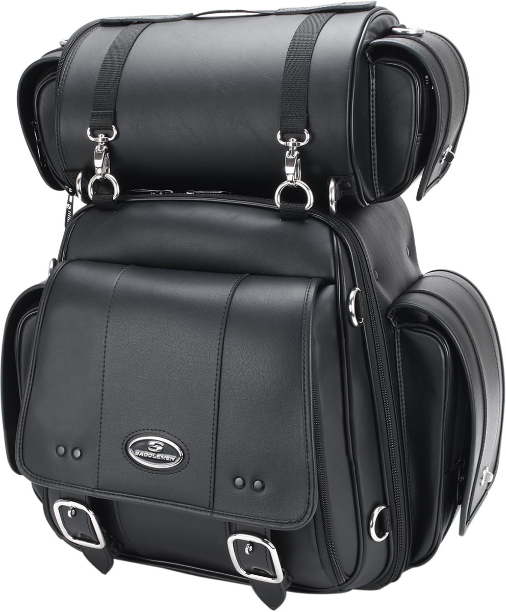 Saddlemen Sissy Bar Bag with Roll Bag (3515-0171)