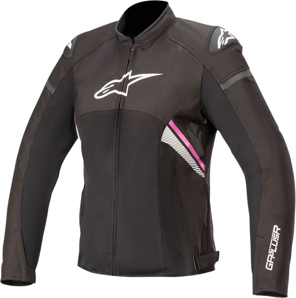 Alpinestars Women's Stella T-Gp Plus R V3 Air Riding Jacket Black White Grey Pink