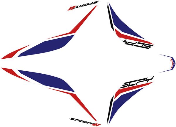 UNIRACING Scooter Decals HONDA SH125 K47519