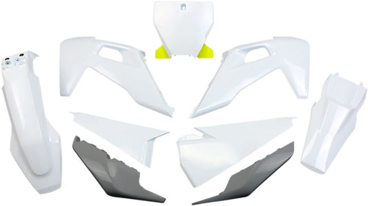 UFO Body Kit For Husqvarna Tc/Fc 19-22 White HUKIT622-999X