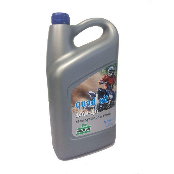 Rock Oil Quad Oil 10W40 Semi Synthetic 4 Stroke 4 Litre