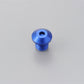Daytona Mirror Plug Bolt Blue M10 x 1.25 Right CNC Aluminum Thread Type 99796