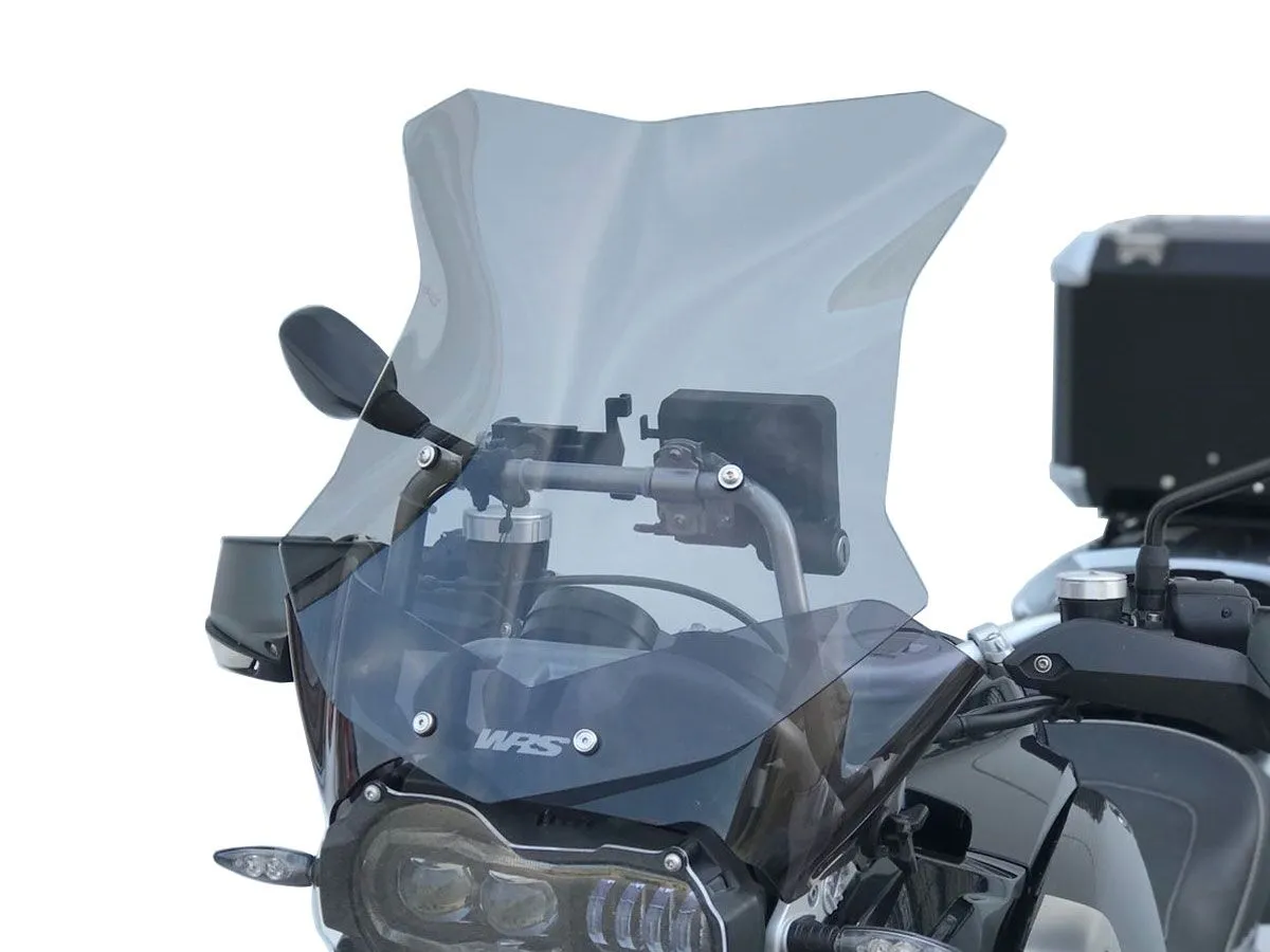 WRS Windscreen Smoke For BMW R 1200 GS 2004-2012 Adventure Sport BM034F-LED