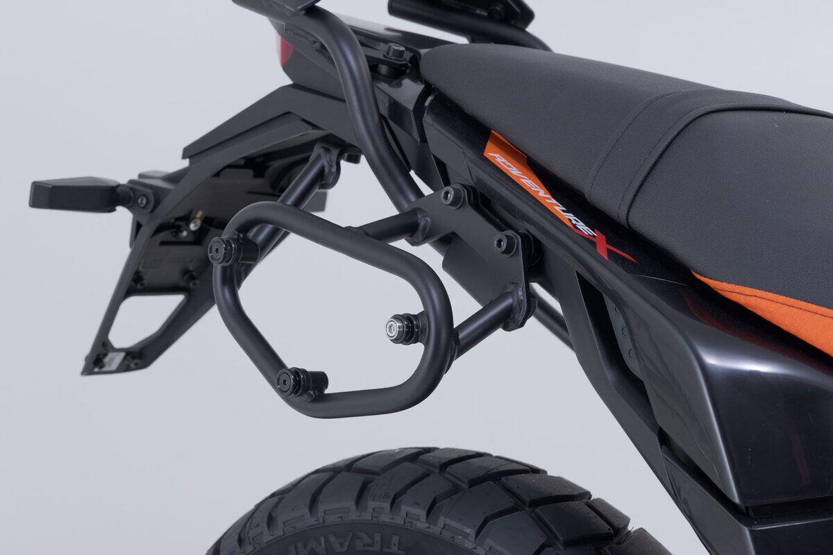 SW MOTECH SLC Side Carrier Right Black Steel Quick Lock System HTA.04.417.11000