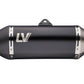 Leovince Muffler Lv-14 For Yamaha XTZ 700 D 19-24 T7 Black Stainless Steel 15609b