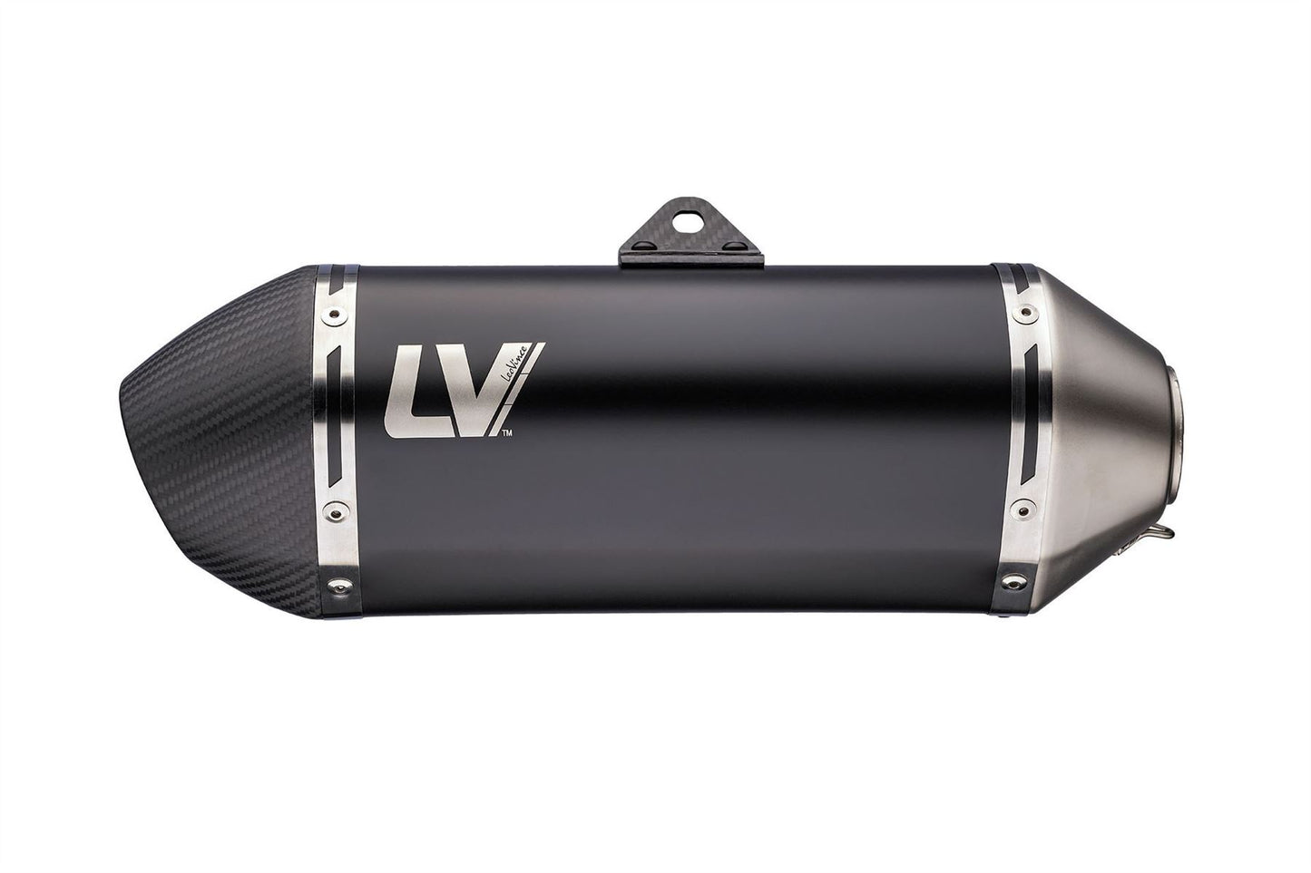 Leovince Muffler Lv-14 For Yamaha XTZ 700 D 19-24 T7 Black Stainless Steel 15609b
