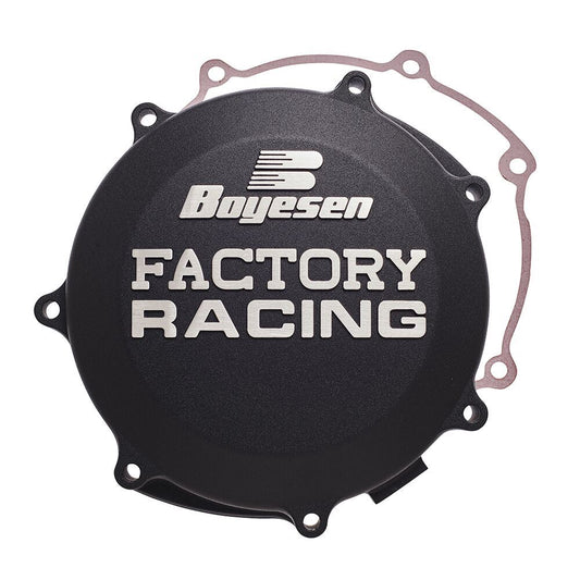 Boyesen Factory Clutch Cover For Kawasaki KX 250 2021-2024 Black CC-17CB