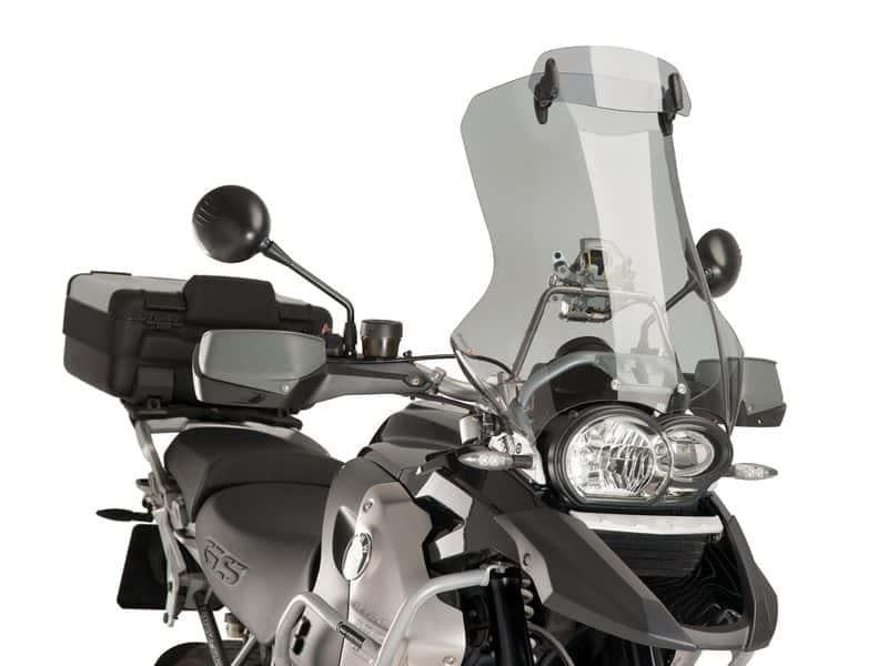 PUIG Touring Screen w/ Extender Light Smoke for BMW R1200 GS 00-12 5916H