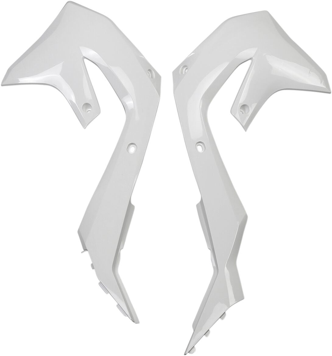 UFO Radiator Covers For Kawasaki KX 250-450 19-24 White KA04751-047