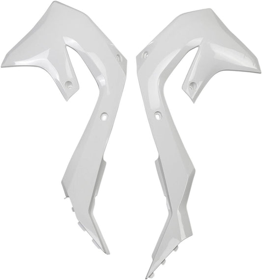 UFO Radiator Covers For Kawasaki KX 250-450 19-24 White KA04751-047
