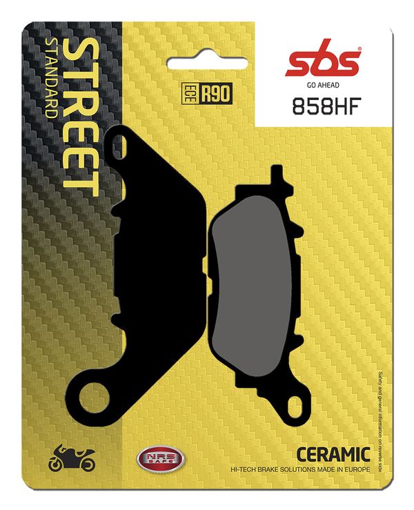 Sbs HF Street Ceramic Organic Brake Pads For Yamaha XSR 125 2008-2024 858HF