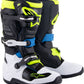 Alpinestars Youth Tech 7s Boots Black White Yellow Blue