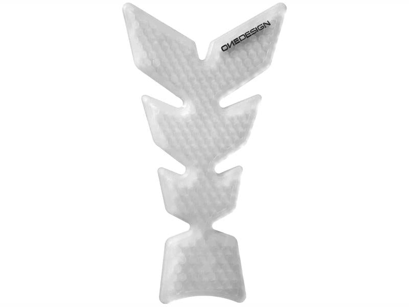 Puig Rubber Feel Tyre Tank Pad Clear 7380U