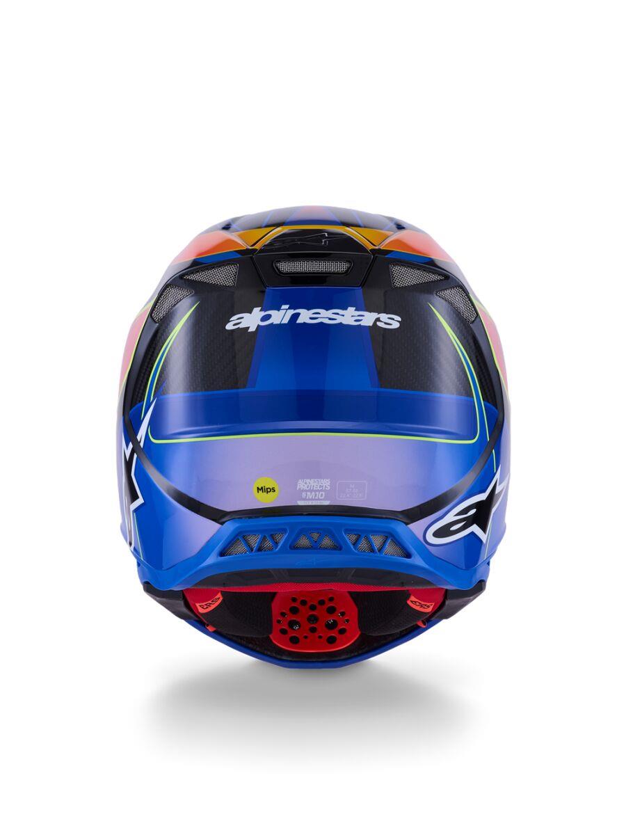 ALPINESTARS Supertech M10 Era MIPS® Helmet BLUE/RED/YL 2025 Model