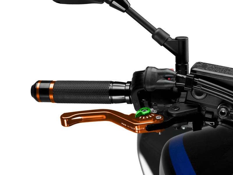 Puig Short V3 Brake (Orange Lever With Blue Selector) Green 21331W