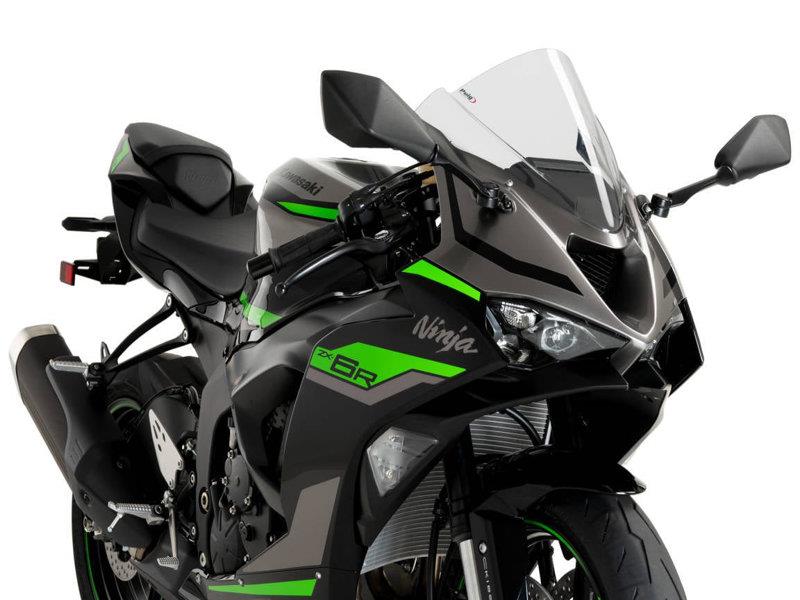 PUIG R-Racer Screen Clear for Kawasaki ZX-6R 636 24-25 21831W