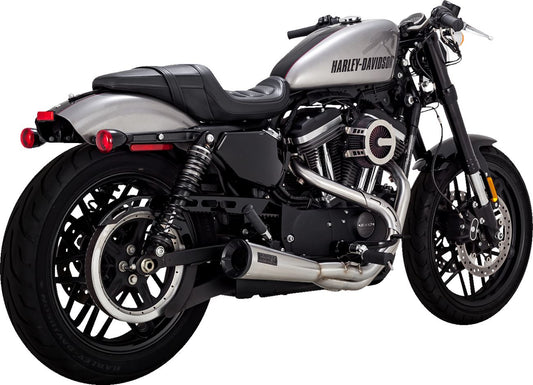 Vance & Hines 2-into-1 Upsweep Exhaust System For Harley Davidson XL 1200 V 04-13 27637