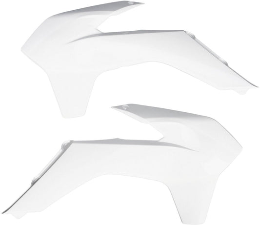 UFO RADIATOR COVERS KTM SX/SX-F/EXC WHITE KT04052047