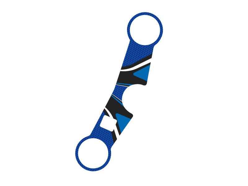 PUIG Radikal Yoke Protector Blue for Suzuki SV 1000 S 03-05 6933A