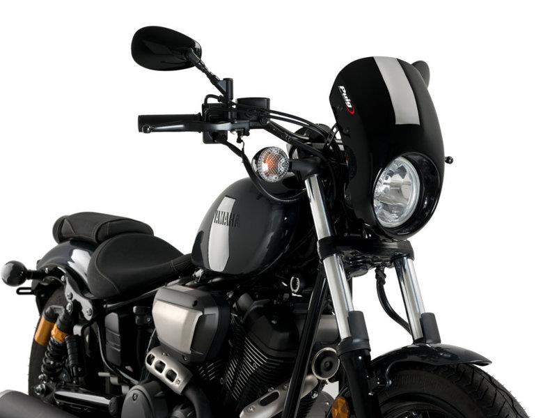 PUIG Anarchy Semi Fairing Black for Yamaha XV 950/R 14-20 21094N